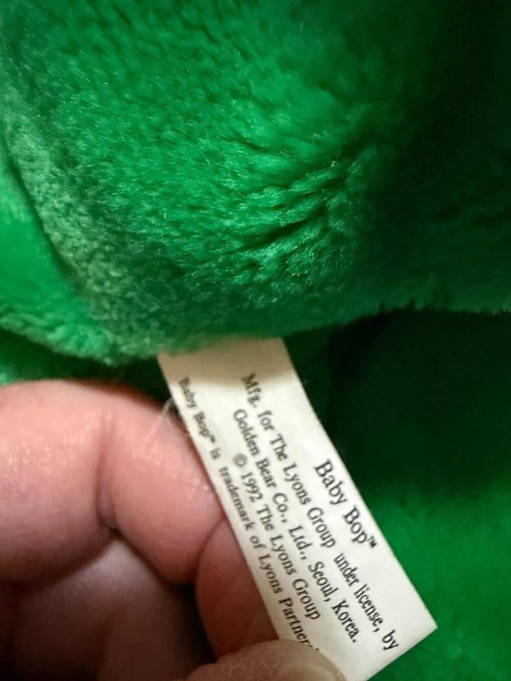 Barney & Friends Plush Toys Barney BJ Baby Bop Puppet Lyons Group 90's - Picture 7 of 16